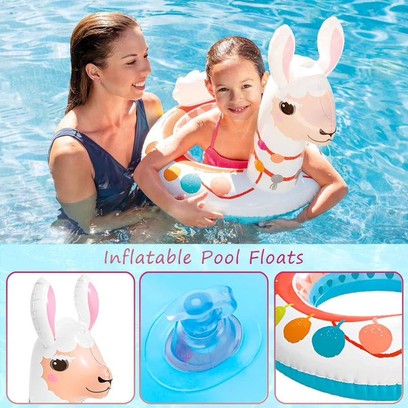 ANIMAL THEME ROUND PORTABLE INFLATABLE & FOLDABLE SWIMMING POOL TUBE OUTDOOR & INDOOR WATER SWIMMING POOL TUBE FOR KIDS & ADULTS