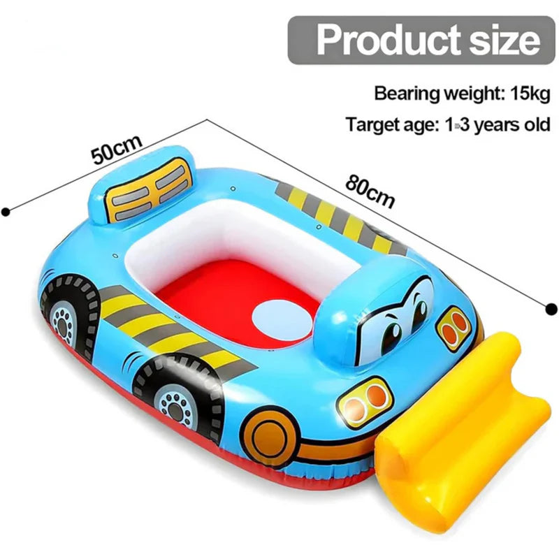 JCB THEME SWIM TUBE PORTABLE INFLATABLE & FOLDABLE SWIMMING POOL TUBE OUTDOOR & INDOOR WATER SWIMMING TUBR FOR KIDS & ADULTS