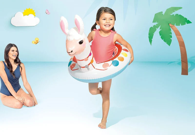 ANIMAL THEME ROUND PORTABLE INFLATABLE & FOLDABLE SWIMMING POOL TUBE OUTDOOR & INDOOR WATER SWIMMING POOL TUBE FOR KIDS & ADULTS