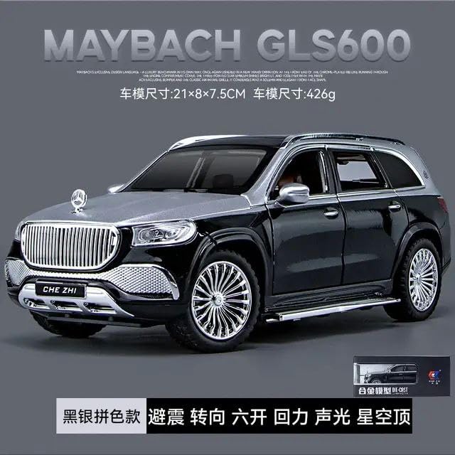 Mercedes-Benz Maybach GLS600 Models diecast scale model car collectible - Big Size