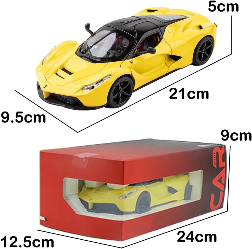 BIG SIZE 1:24 LAFERRARI SPORT CAR DIECAST SCALE MODEL METAL Car
