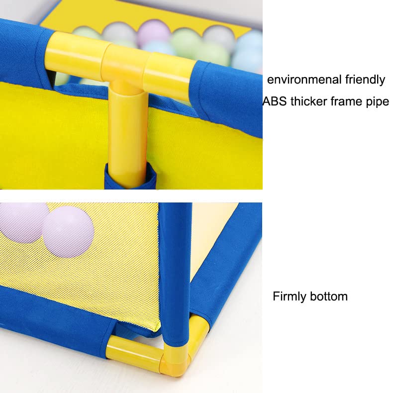 Premium Jumbo Size Ball Pool For Kids Indoor And Outdoor,Multicolor (Balls Not Included) (101Cm X 101Cm X 64Cm)