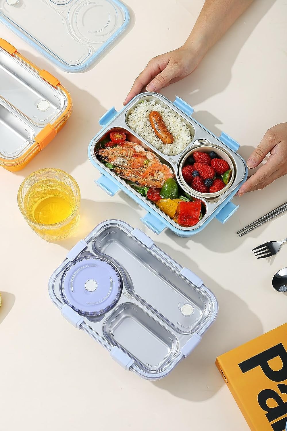3 Compartment Bento Lunch Box