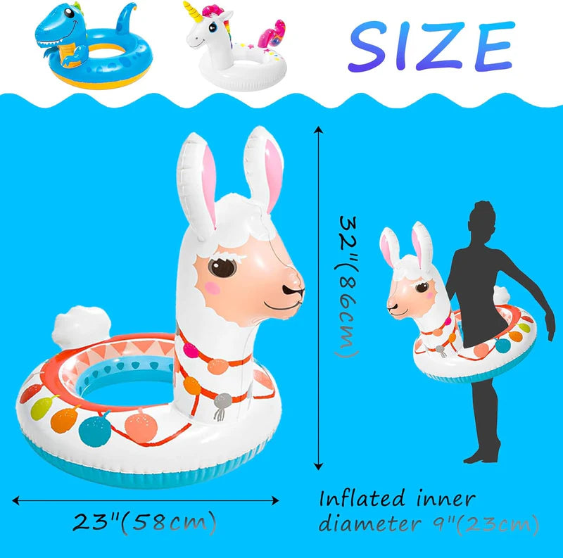 ANIMAL THEME ROUND PORTABLE INFLATABLE & FOLDABLE SWIMMING POOL TUBE OUTDOOR & INDOOR WATER SWIMMING POOL TUBE FOR KIDS & ADULTS