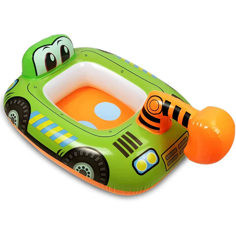JCB THEME SWIM TUBE PORTABLE INFLATABLE & FOLDABLE SWIMMING POOL TUBE OUTDOOR & INDOOR WATER SWIMMING TUBR FOR KIDS & ADULTS