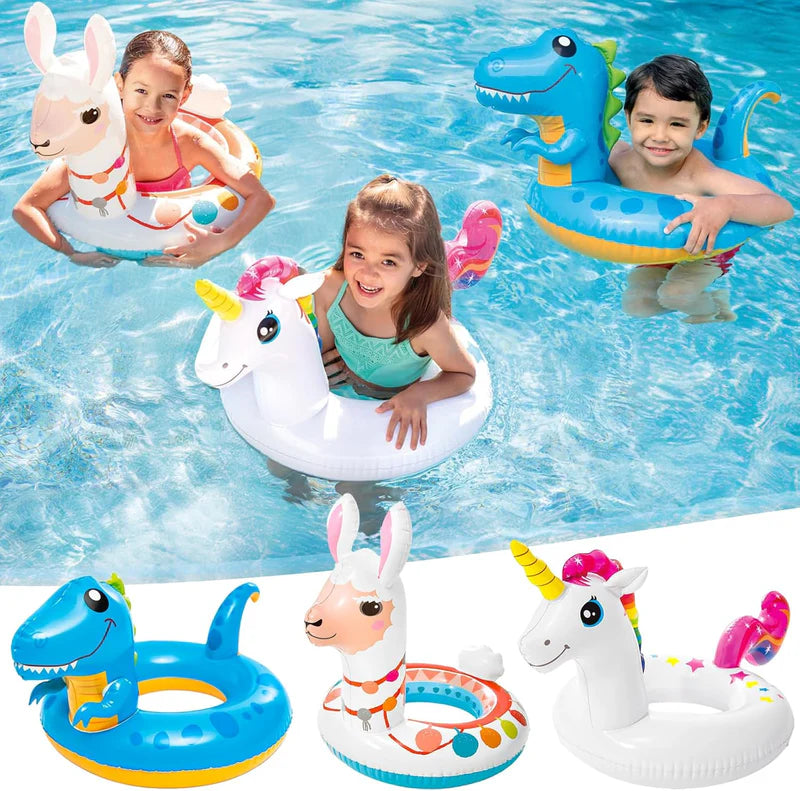 ANIMAL THEME ROUND PORTABLE INFLATABLE & FOLDABLE SWIMMING POOL TUBE OUTDOOR & INDOOR WATER SWIMMING POOL TUBE FOR KIDS & ADULTS