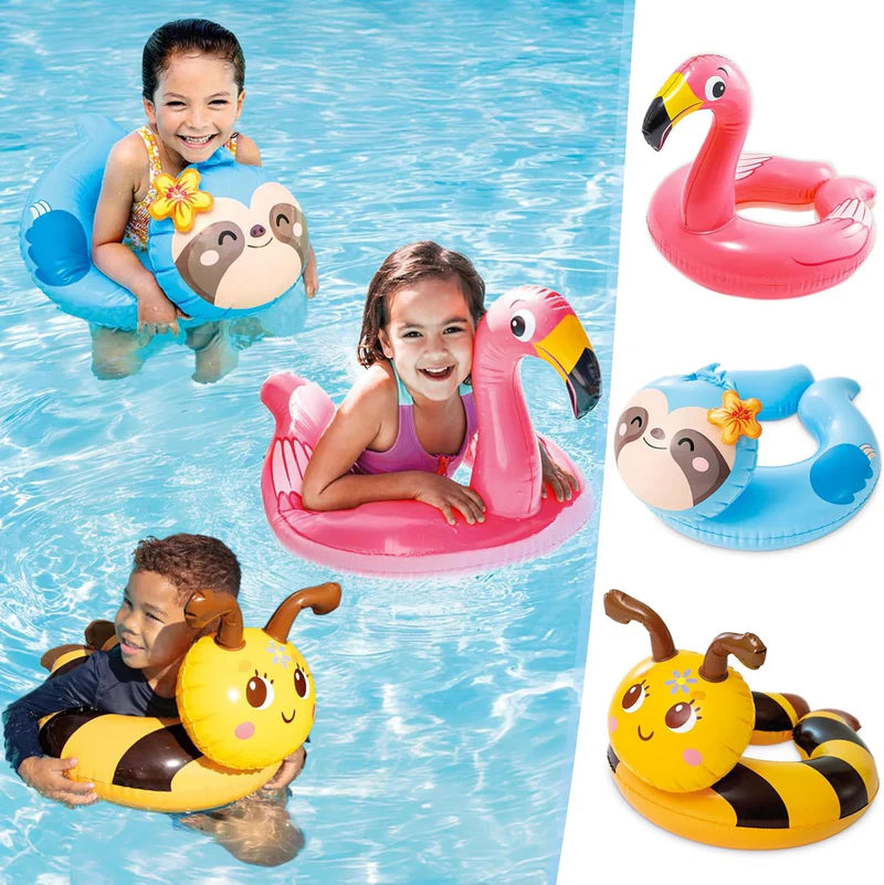 DUCK THEME ROUND PORTABLE INFLATABLE & FOLDABLE SWIMMING POOL TUBE OUTDOOR & INDOOR WATER SWIMMING POOL TUBE FOR KIDS & ADULTS