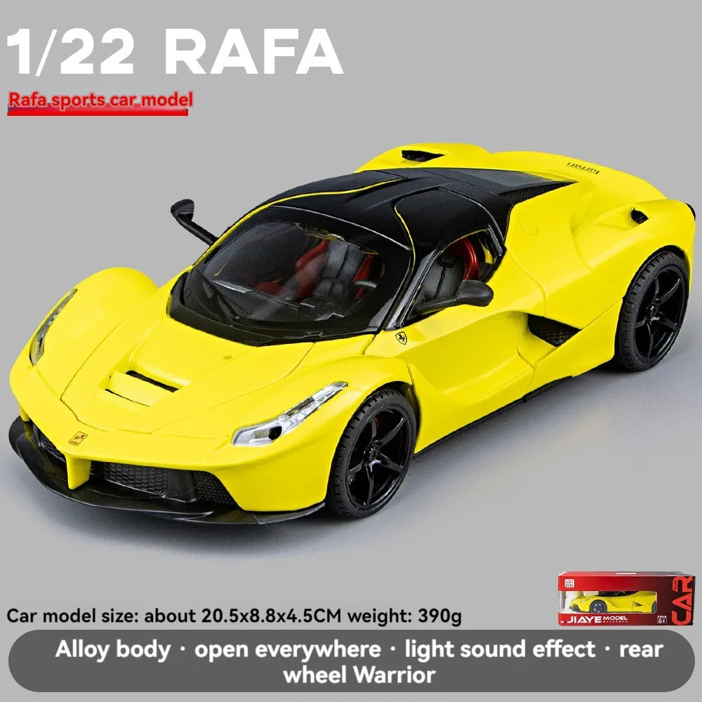 BIG SIZE 1:24 LAFERRARI SPORT CAR DIECAST SCALE MODEL METAL Car