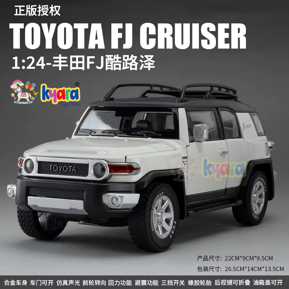 Toyota Fj Cruiser Scale Model Diecast Metalcar