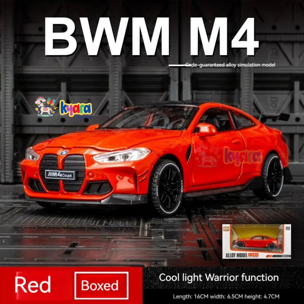 BMW M4 Scale Model Diecast Metalcar