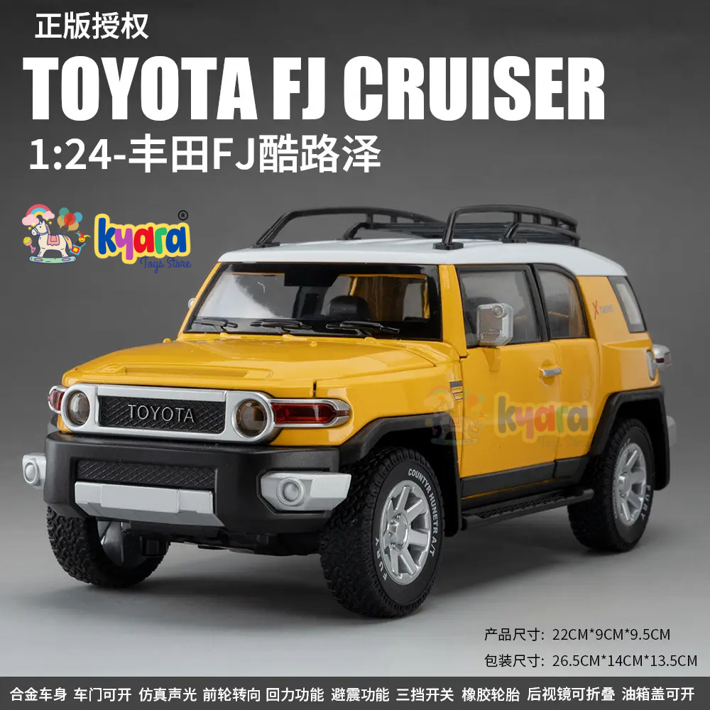 Toyota Fj Cruiser Scale Model Diecast Metalcar