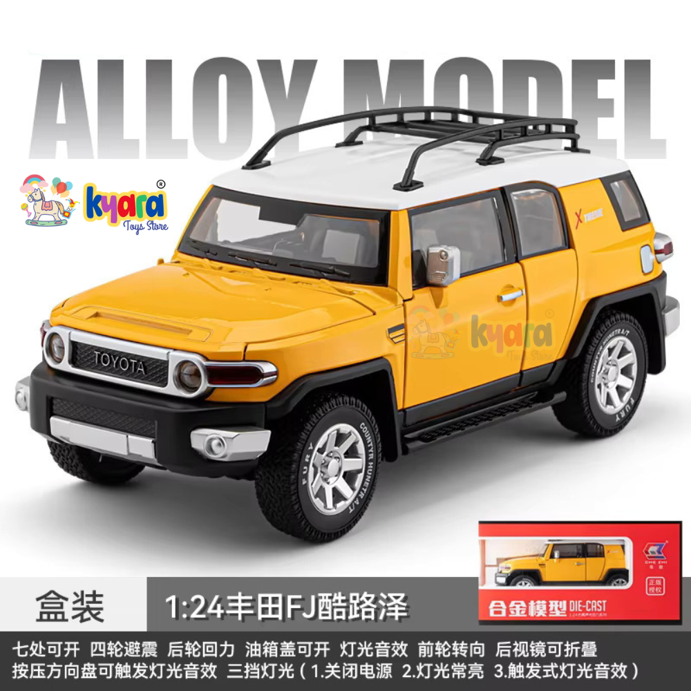 Toyota Fj Cruiser Scale Model Diecast Metalcar
