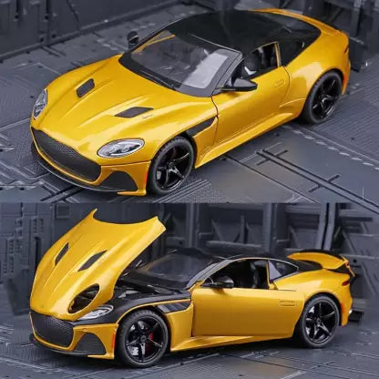 1:24 for Aston Martin GT Alloy Diecasts & Toy Vehicles Metal Toy Car Model Sound and Light Pull Back Collection Kids Toy[3 Color available Any 1 Random Send ][22CM*9CM*8CM]