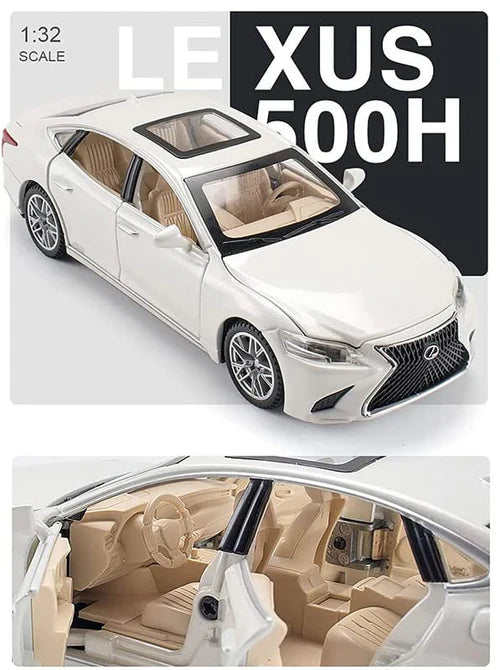 Lexus Ls500h Scale Model Diecast Metalcar - All Size