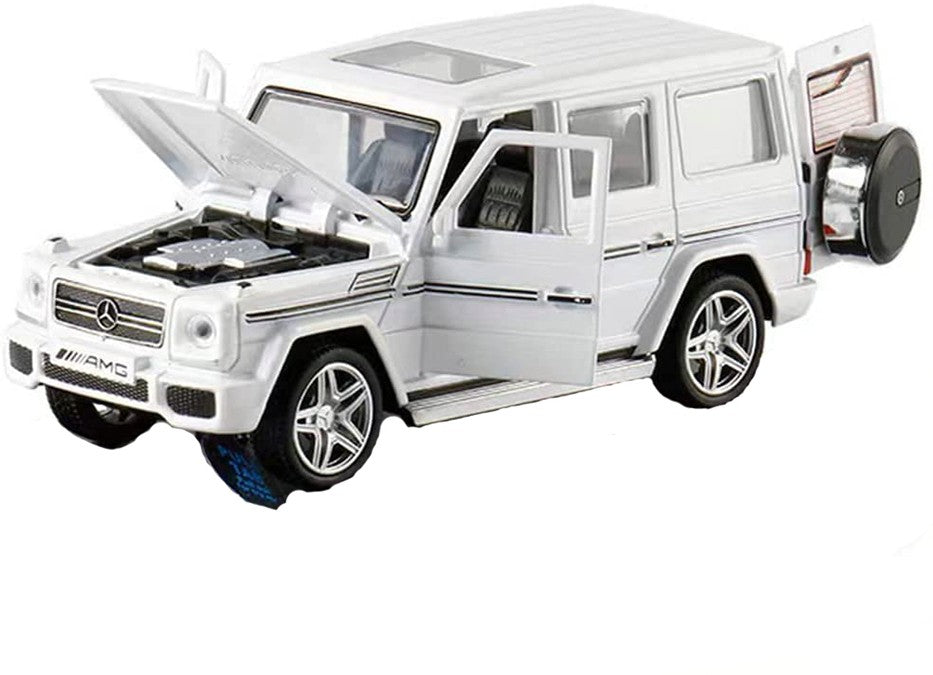 Mercedes Amg G-65  1:32 DIECAST METAL PULLBACK TOY CAR WITH OPENABLE DOORS & LIGHT, MUSIC BOYS CAR FOR KIDS BEST TOYS GIFTS TOYS FOR KIDS【 MULTICOLOR 】