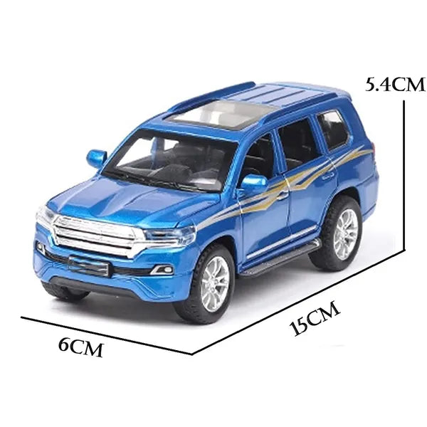 Toyota Land Cruiser Prado 1:32 Ally Metal Car Model Toy With Music (4 Color Available 1 Color Send)