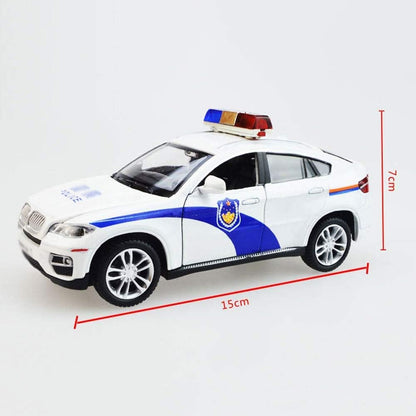 Bmw Police Scale Model Diecast Metalcar - All Size