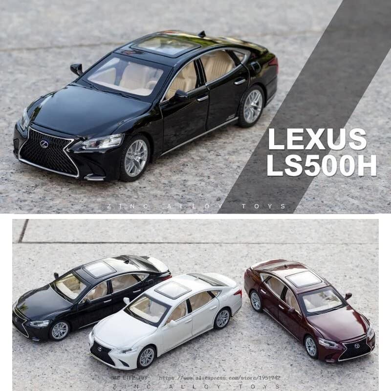 Lexus Ls500h Scale Model Diecast Metalcar - All Size