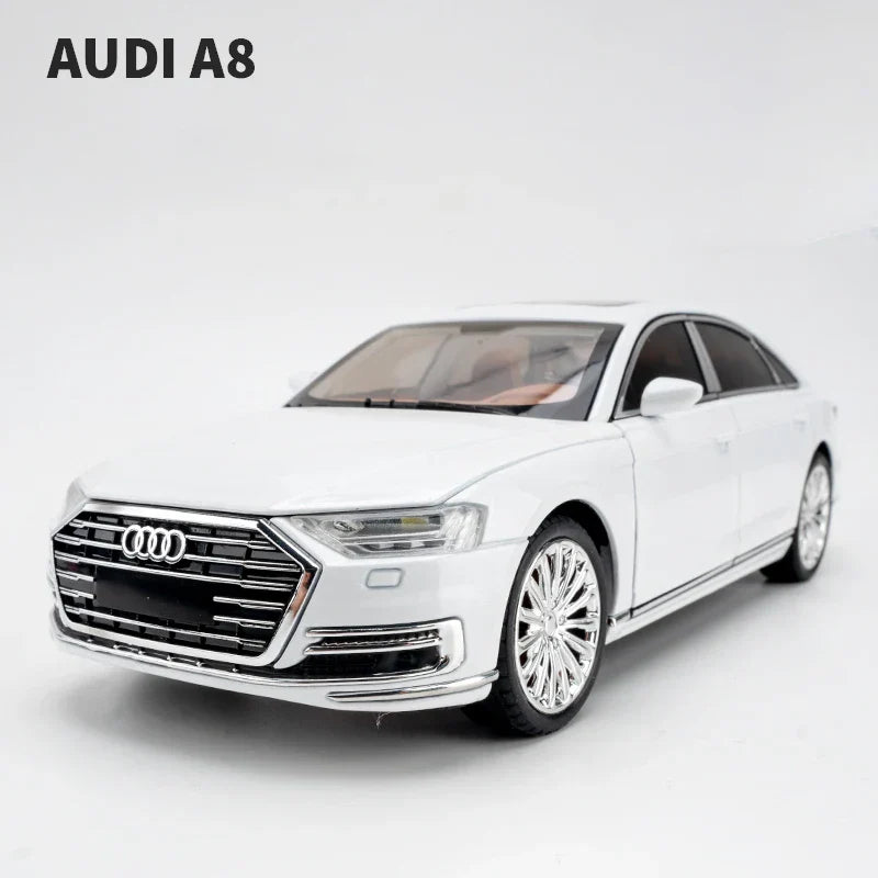 Audi A8 Scale Model Diecast Metalcar - All Size