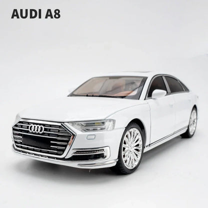 Audi A8 Scale Model Diecast Metalcar - All Size