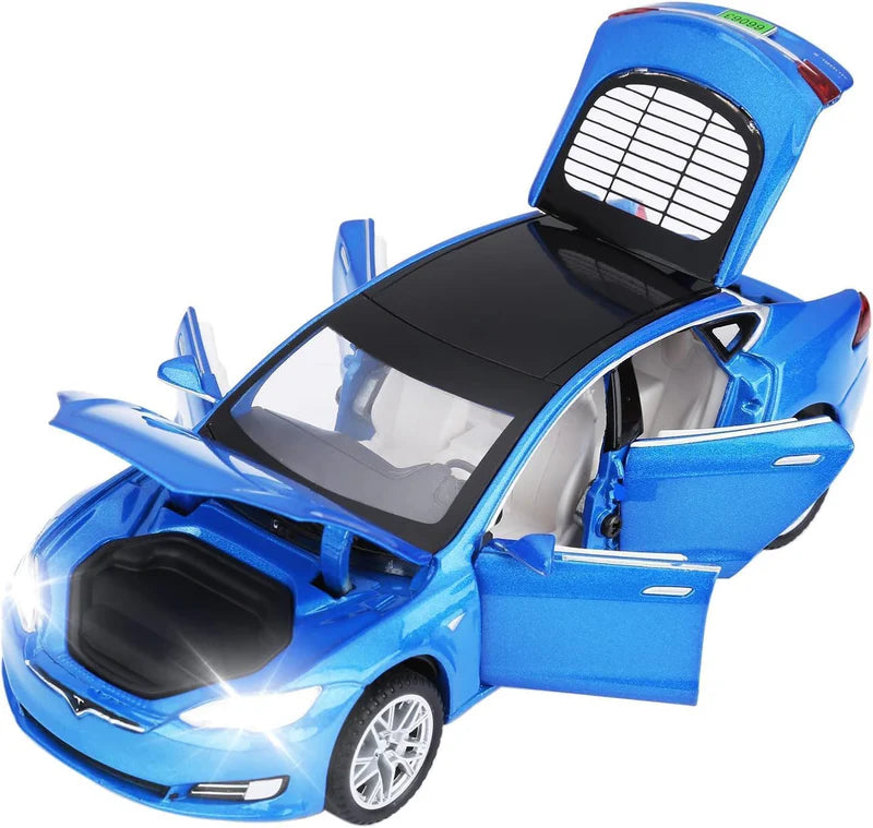 Tesla S Scale Model Diecast Metalcar - All Size