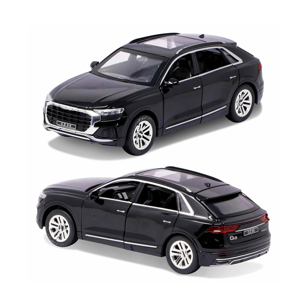 1:24 Scale Exclusive Audi Q8 Metal Pull Back Diecast Toy Car For Boys And Kids (Multicolor)