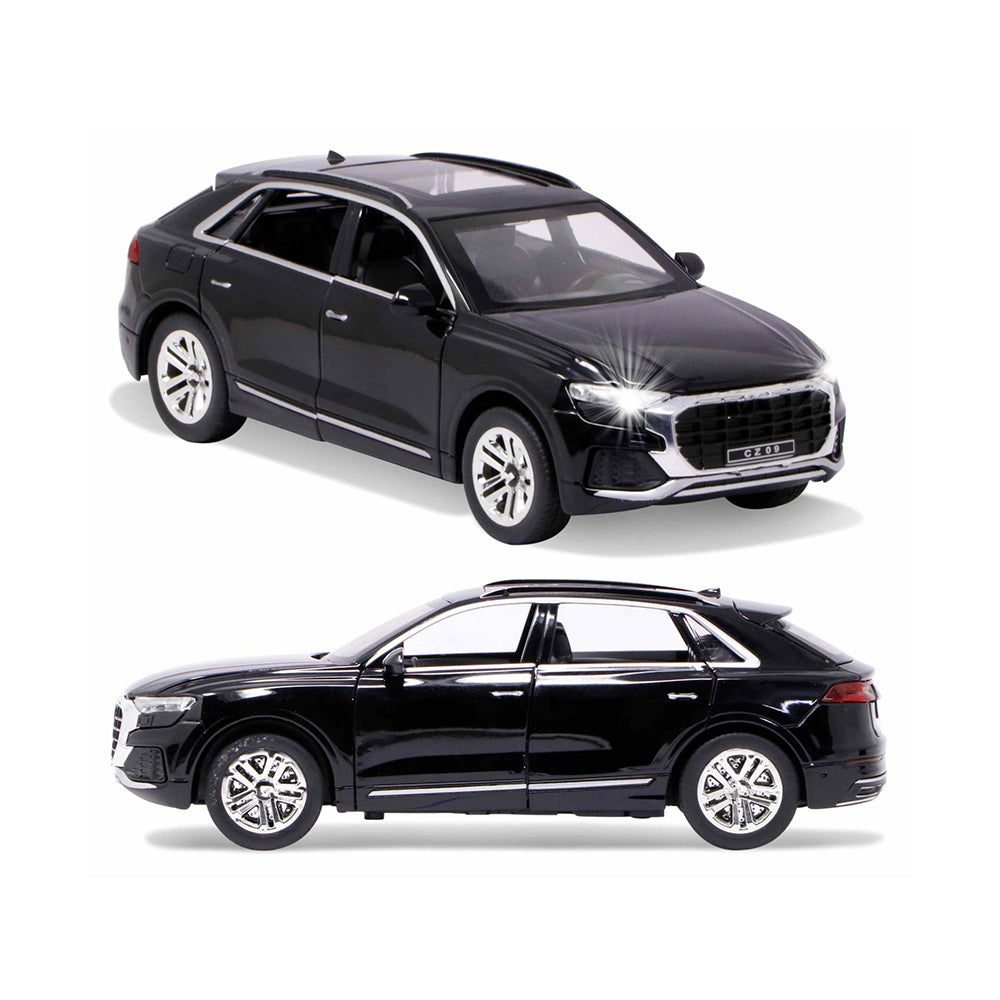 1:24 Scale Exclusive Audi Q8 Metal Pull Back Diecast Toy Car For Boys And Kids (Multicolor)