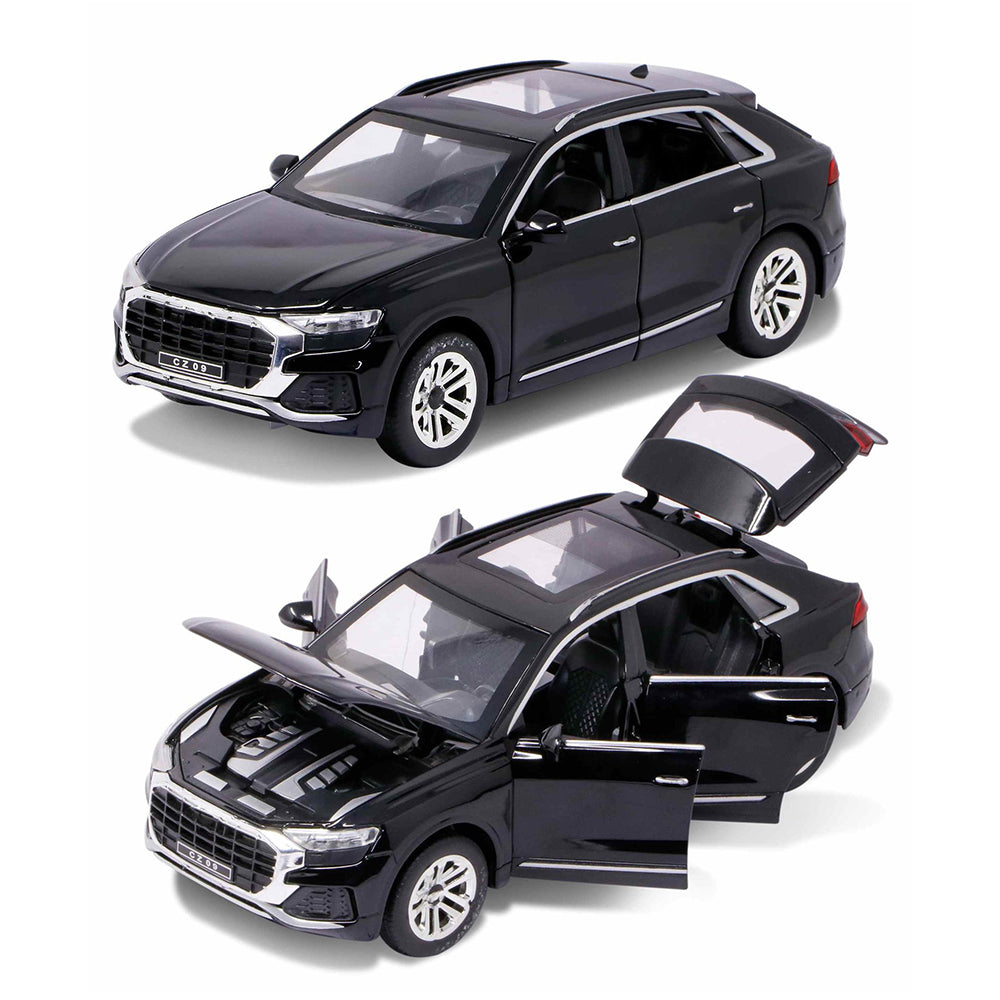 1:24 Scale Exclusive Audi Q8 Metal Pull Back Diecast Toy Car For Boys And Kids (Multicolor)