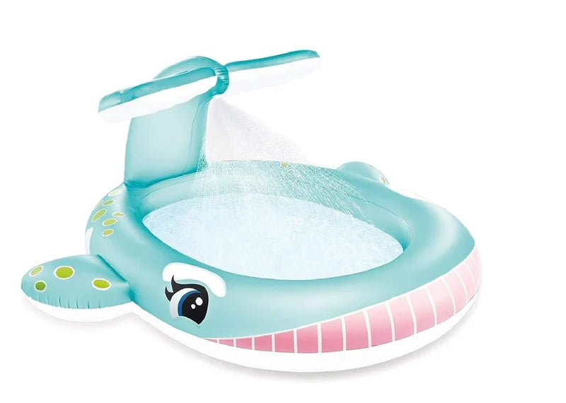 6.6 FT WHALE THEME PORTABLE INFLATABLE & FOLDABLE SWIMMING POOL OUTDOOR & INDOOR WATER SWIMMING POOL FOR KIDS & ADULTS