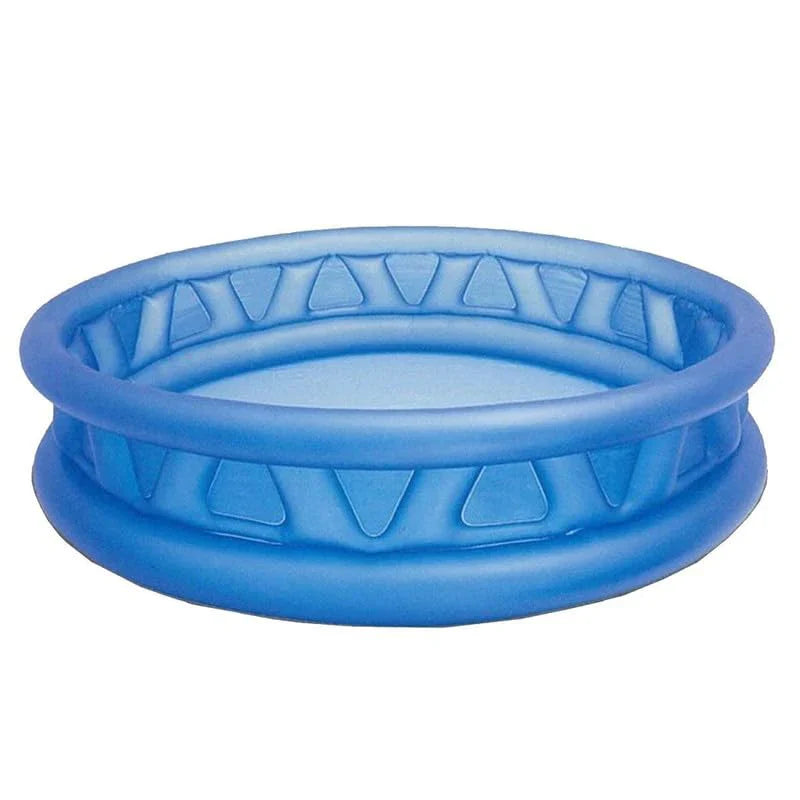 6 FT ROUND PORTABLE INFLATABLE & FOLDABLE SWIMMING POOL OUTDOOR & INDOOR WATER SWIMMING POOL FOR KIDS & ADULTS