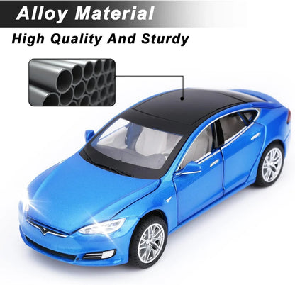 Tesla S Scale Model Diecast Metalcar - All Size