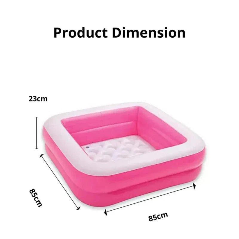 3 FT PORTABLE INFLATABLE & FOLDABLE SWIMMING POOL OUTDOOR & INDOOR WATER SWIMMING POOL FOR KIDS & ADULTS