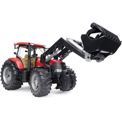 REMOTE CONTROL FARM TRACTOR FOR KIDS, REALISTIC RC TRACTOR WITH REAR LOADER AND FRONT LOADER, MULTI COLOUR  [SIZE:-21CM*12CM*7CM]