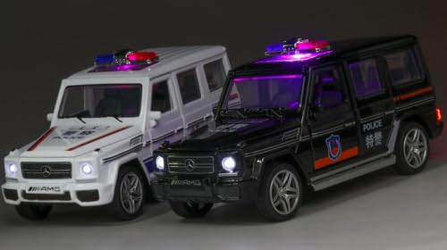 Mercedes Amg G65 Police Scale Model Diecast Metalcar - All Size