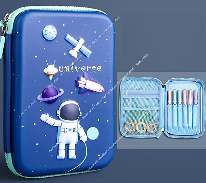 3D Astronaut Pencil Box Space Pencil Case for Kids