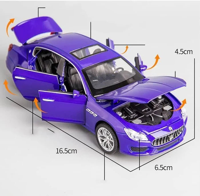 Maserati Quattroporte Scale Model Diecast Metalcar - All Size