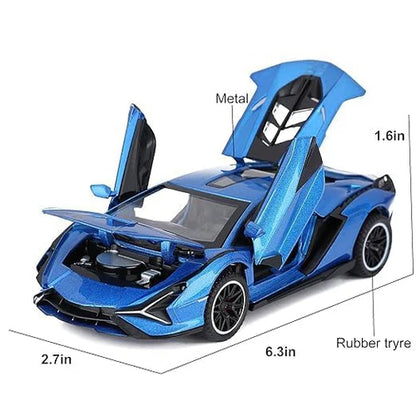 Lamborghini Sian Scale Model Diecast Metalcar - All Size