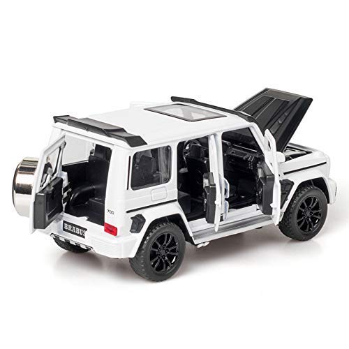 BRABUS 700 1:32 DIECAST METAL PULLBACK TOY CAR WITH OPENABLE DOORS & LIGHT, MUSIC BOYS CAR FOR KIDS BEST TOYS GIFTS TOYS FOR KIDS [SIZE:-15.5CM*6.5CM*6.5CM]【 MULTICOLOR 】