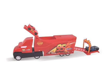 SET OF 7 PIXAR CARS 3 LIGHTNING MCQUEEN JACKSON STORM MACK UNCLE TRUCK 1:55 ALLOY TOY TRUCK CARS BEST TOY GIFT FOR KIDS- PACK OF 7, MULTICOLOR
