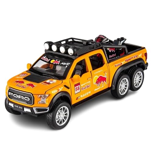 Ford Raptor F150 Pick-up Scale Model Diecast Metalcar - All Size