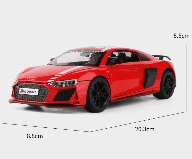 Audi R8 V10 Scale Model Diecast Metalcar - All Size