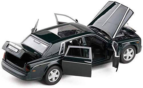 Rolls Royce Phantom Blue-Balck Scale Model Diecast Metalcar - All Size