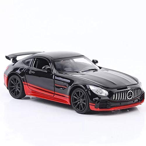 BIG SIZE MERCEDES BENZ AMG GTR 1:24 DIECAST METAL PULLBACK TOY CAR WITH OPENABLE DOORS & LIGHT, MUSIC BOYS CAR FOR KIDS BEST TOYS GIFTS TOYS FOR KIDS [SIZE:-21.5CM*8.7CM*6CM]【 MULTICOLOR 】