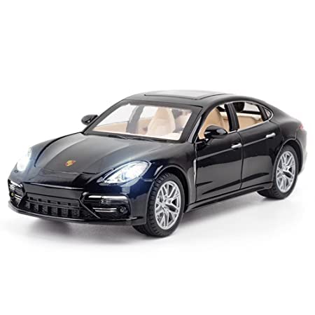 BIG SIZE PORCHE PALAMORA 1:24 DIECAST METAL PULLBACK TOY CAR WITH OPENABLE DOORS & LIGHT, MUSIC BOYS CAR FOR KIDS BEST TOYS GIFTS TOYS FOR KIDS [SIZE:-20.5CM*9CM*5.8CM]【 MULTICOLOR 】