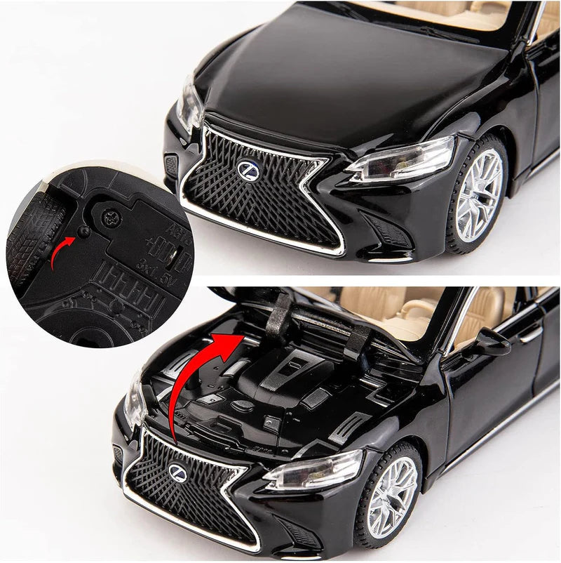 Lexus Ls500h Scale Model Diecast Metalcar - All Size