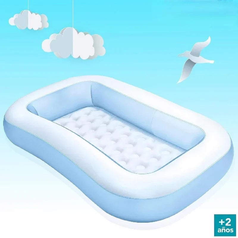 5.5 FT PORTABLE INFLATABLE & FOLDABLE SWIMMING POOL OUTDOOR & INDOOR WATER SWIMMING POOL FOR KIDS & ADULTS