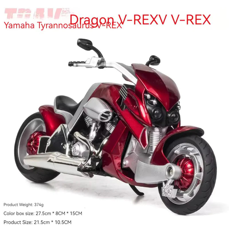 1:12 COMPATIBLE FOR YAMAHA TRAVERTSON V-REX MOTORCYCLE TOY COLLECTION AND DECORATION BEST TOYS GIFTS TOYS FOR KIDS [ COLOR AS PER STOCK ]