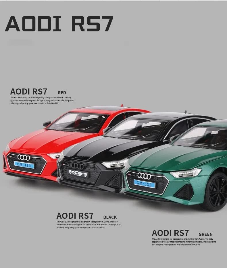 Audi Rs7 Sportboac Scale Model Diecast Metalcar - All Size