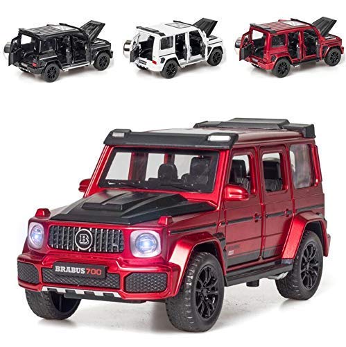 BRABUS 700 1:32 DIECAST METAL PULLBACK TOY CAR WITH OPENABLE DOORS & LIGHT, MUSIC BOYS CAR FOR KIDS BEST TOYS GIFTS TOYS FOR KIDS [SIZE:-15.5CM*6.5CM*6.5CM]【 MULTICOLOR 】