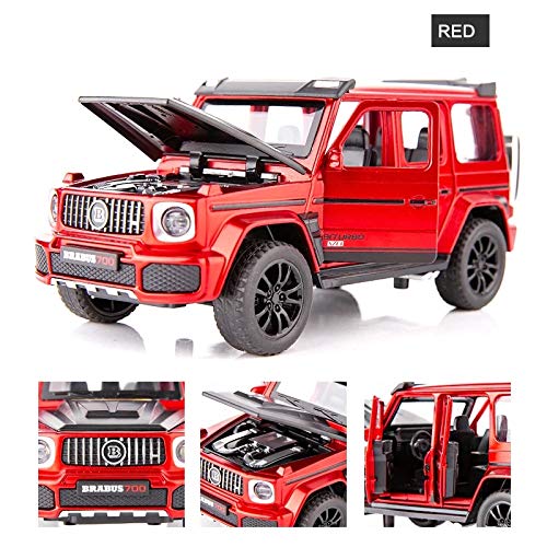 BRABUS 700 1:32 DIECAST METAL PULLBACK TOY CAR WITH OPENABLE DOORS & LIGHT, MUSIC BOYS CAR FOR KIDS BEST TOYS GIFTS TOYS FOR KIDS [SIZE:-15.5CM*6.5CM*6.5CM]【 MULTICOLOR 】